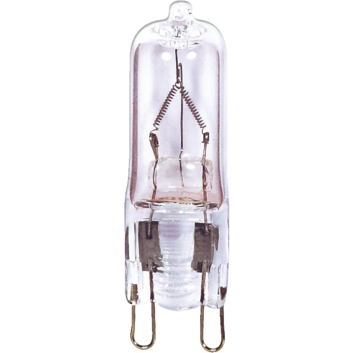 Satco S3546 1/Card 120V 75-Watt T4 G9 Base Light Bulb, Clear