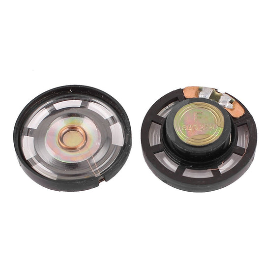 uxcell 2Pcs 8 Ohm 0.25W 27mm Dia External Magnet Mini Loudspeaker Horn