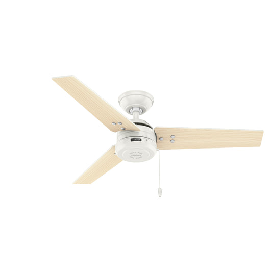 Hunter Cassius, Outdoor or Indoor, Ceiling Fan, 44 inch, Fresh White