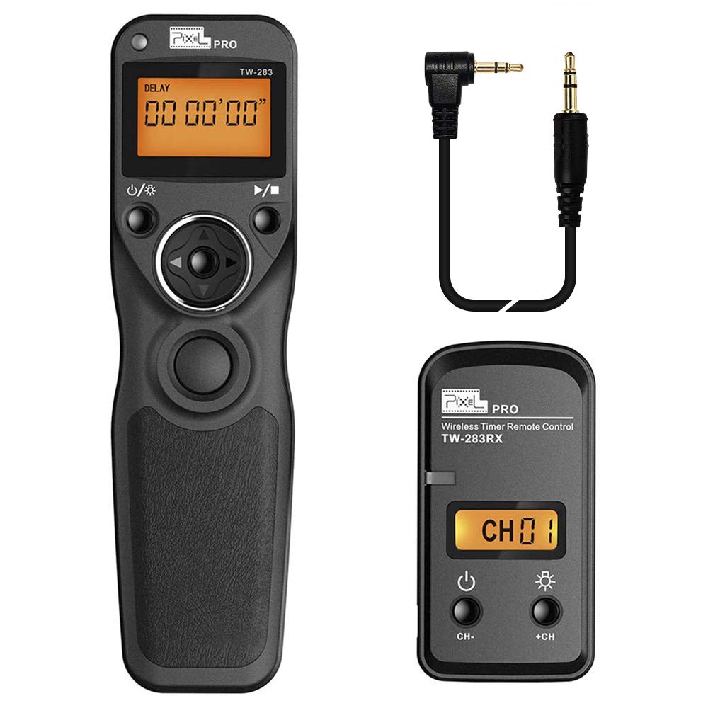 Pixel TW-283 E3 Wireless Shutter Release Remote Control Compatible for Canon Eos R10 R8 R7 R6 R6M3 R6M2 RP XT XTi XS XSi T1i T2i T3 T3i T4i T5 T5i T6i