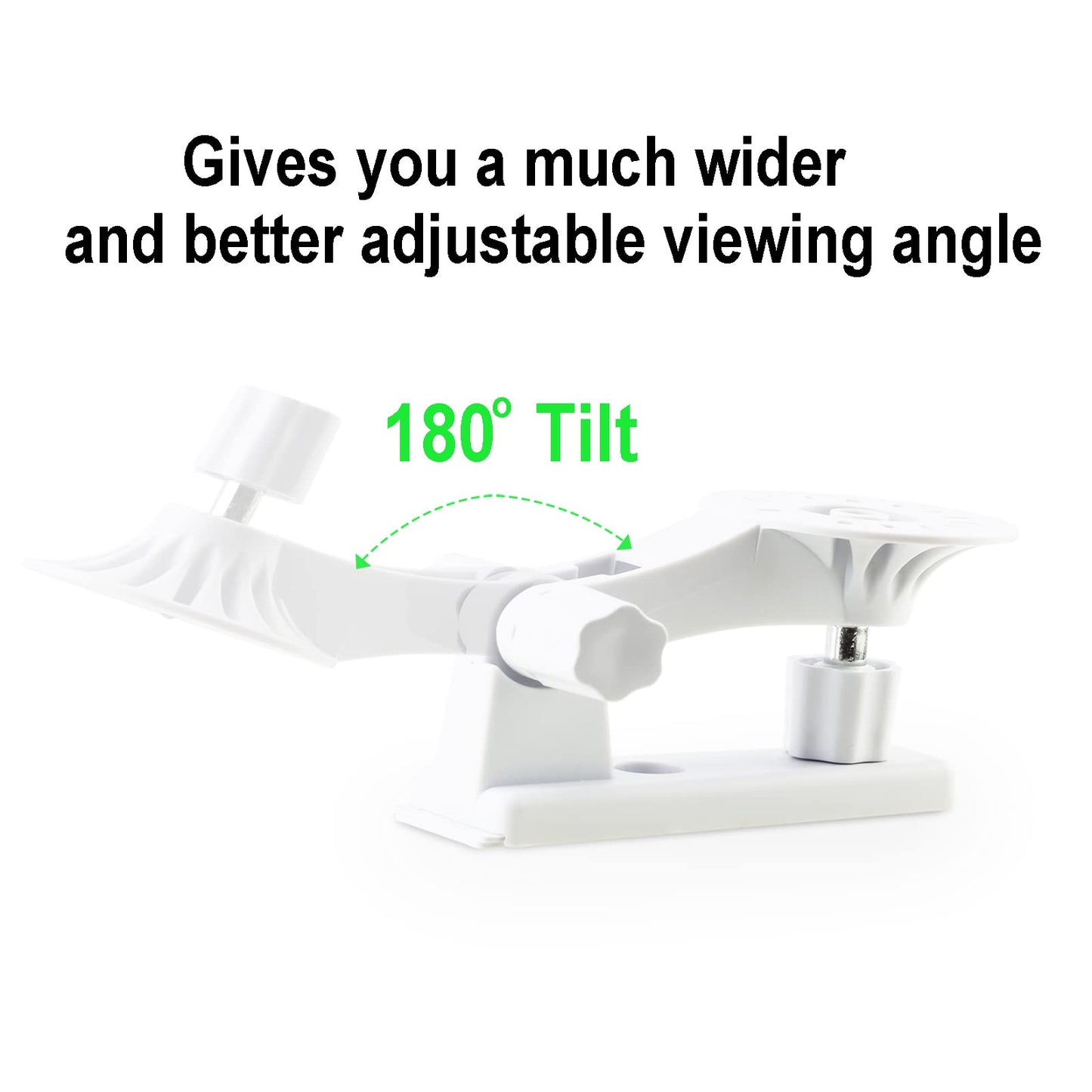 LEFXMOPHY Wall Mount Compatible for Blink Mini Pan-Tilt Mount for Ceiling Mounting Kit 180 Degree Adjustable (1PACK White)
