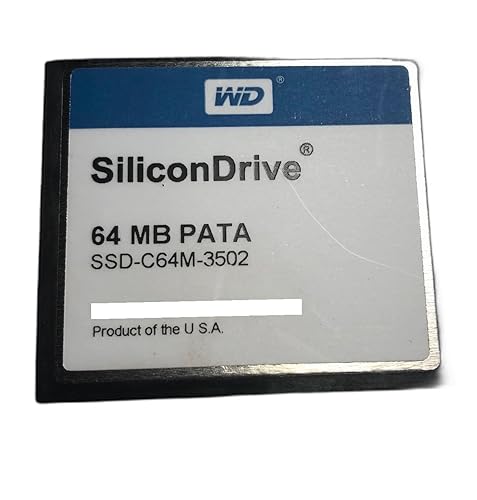 SILICON SYSTEMS SSD-C64M-3012 CF Memory Card, 64MB CF (Compact Flash) 0-70C IND.Grade