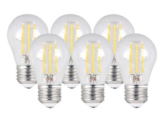 Feit Electric 3011895 Soft White 40W Equivalence A15 E26 Medium Filament LED Bulb Pack of 6
