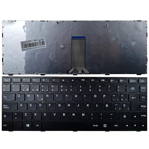 Laptop Replacement Keyboard for Lenovo IdeaPad G40-30 G40-45 G40-70 G40-80 G41-35 Flex 2-14D Spanish Layout