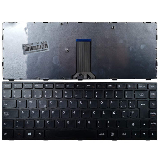 Laptop Replacement Keyboard for Lenovo IdeaPad G40-30 G40-45 G40-70 G40-80 G41-35 Flex 2-14D Spanish Layout