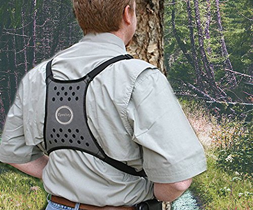 Eyeskey Binoculars Harness Light-Weight Breathable Comfortable Binocular Strap Harness -Easy to Attach and Detach Binoculars, Cameras