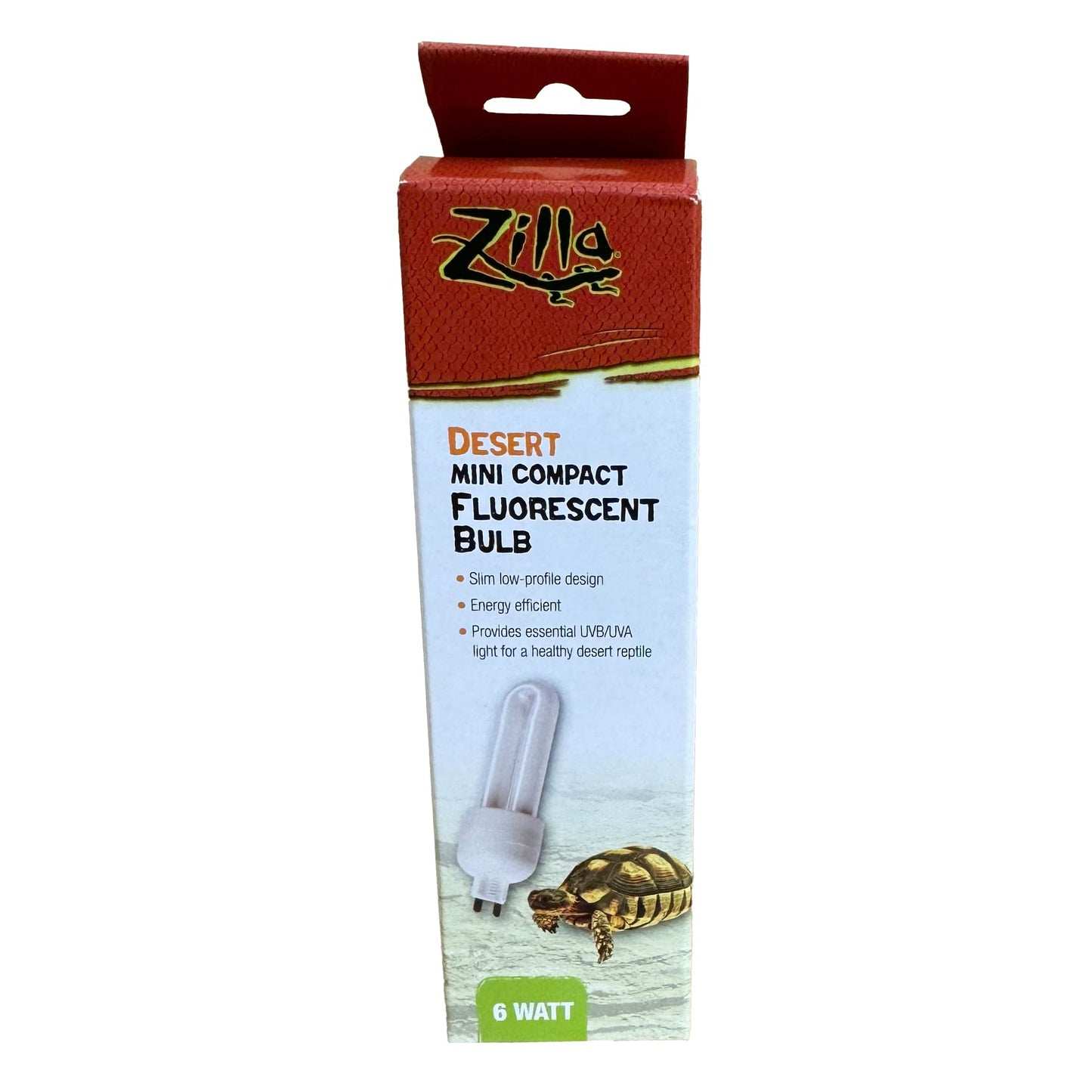 Zilla Desert Mini Compact Fluorescent UVA/UVB Bulb 1 Bulb - (6 Watt) - Pack of 3 (3 Items)