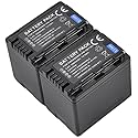 BTBAI 2x Camcorder Battery+Charger USB Dual for vw-vbt190 hc-v770 vbt380 v380 wx970 v180 sdr-t70 v160 v110 v750 vx870 w570 v270 v250 hcv180 v110p v800
