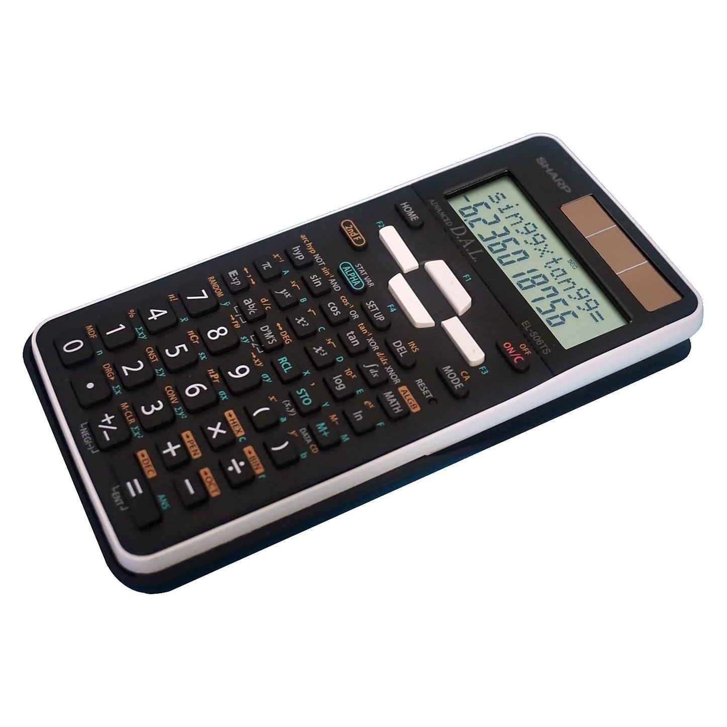 Sharp EL-506TSBBW Engineering/Scientific Calculator, Black