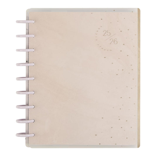 Happy Planner Disc-Bound 12-Month July 2025-June 2026 Planner with 3 Extra Months, Classic Size, Student Layout, Painted Gradients