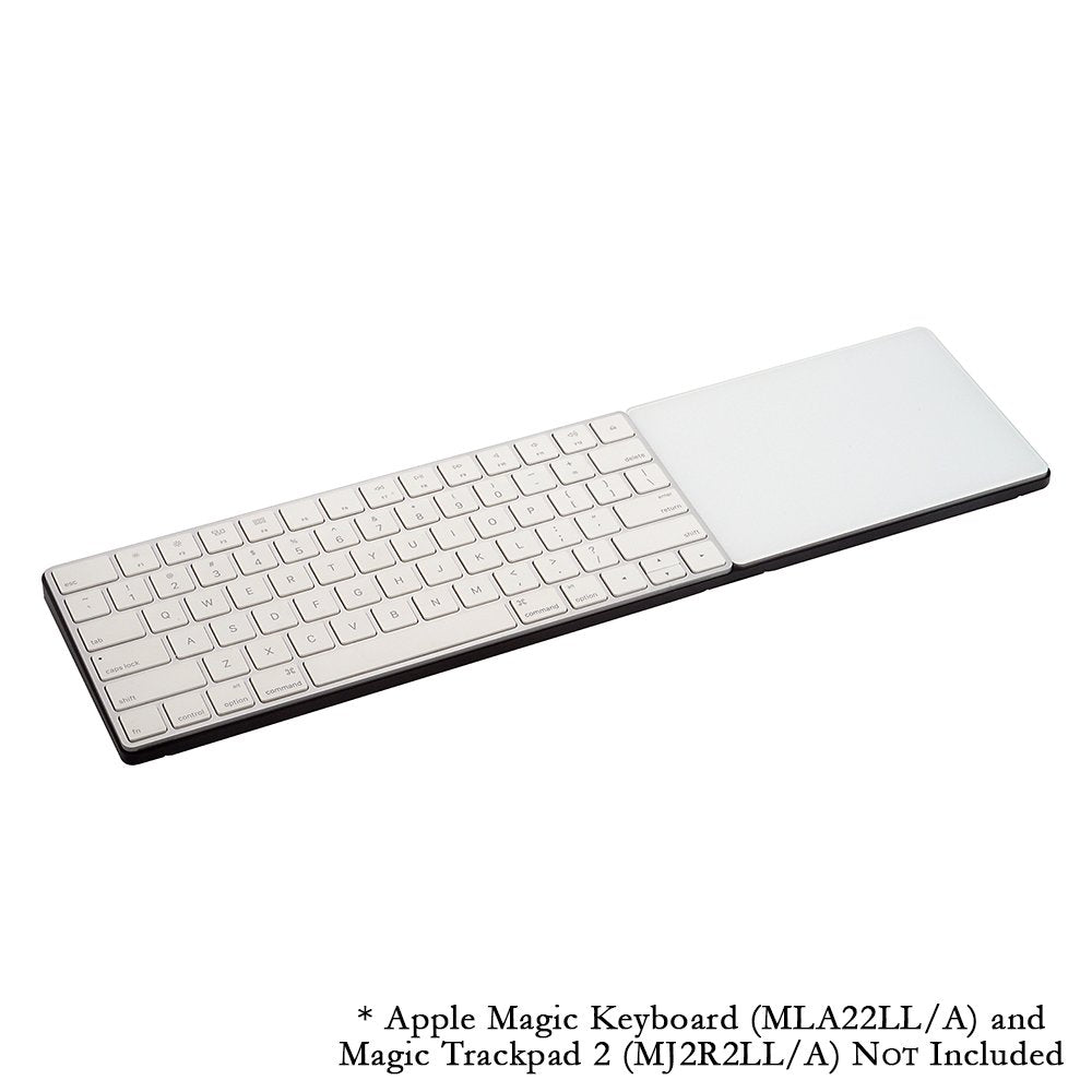 CraftMaster Union Tray for Apple Magic Keyboard and Apple Magic Trackpad 2 - Metal Dock Stand Controls Your iMac or Laptop Remotely, Premium Home