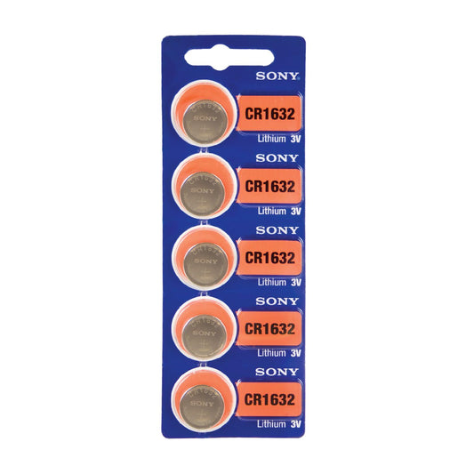Sony CR1632 3 Volt Lithium Coin Cell Battery (5 Batteries)