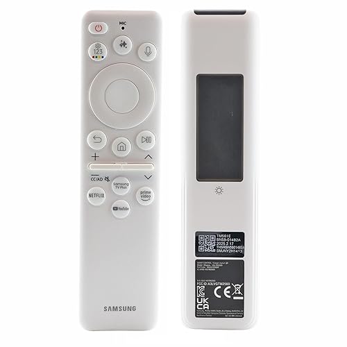 Dan's Originals OEM - BN59-01482A Replacement SolarCell AI Voice Remote Control for Samsung Smart TVs, The Frame, Smart Monitor, QLED and Neo QLED
