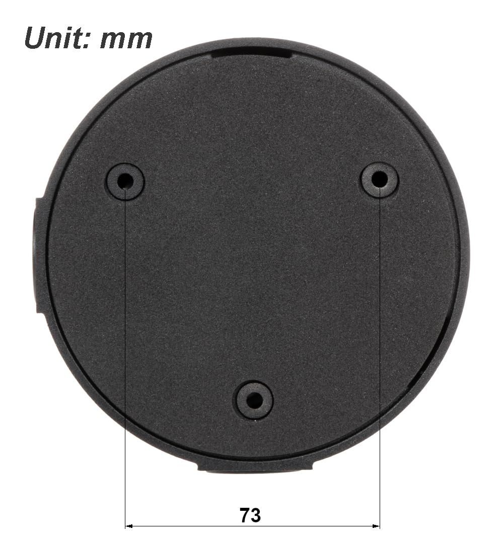 Saindo Water-Proof PFA130-E Juction Box for IP Dome Camera (Black-4P)