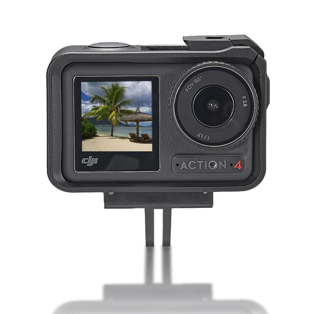 SUREWO Magnetic Mount for DJI Action 5 Pro/4/3 - Quick Release Adapter Compatible with DJI Action 5 Pro/4/Action 3 - Tripod, Selfie, Vlogging, YouTube