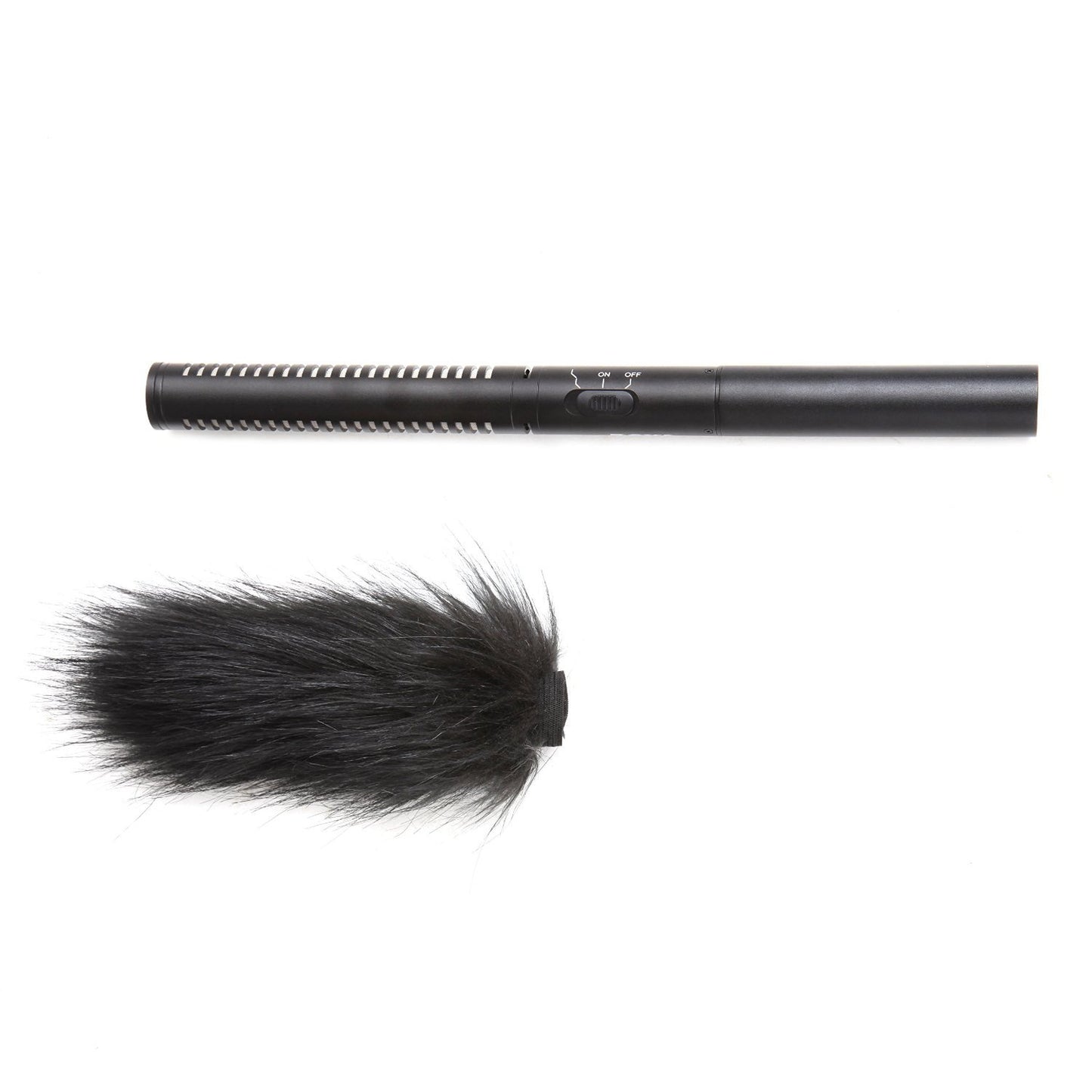 Movo WS4 Furry Outdoor Microphone Windscreen Muff 5" X 25mm (L x D) Shotgun Mic Windscreen for the Audio-Technica, Takstar, and Similar Mics