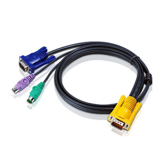 Aten Corp 2L5202P 6' SPHD15-HD15 Mini Din Cable