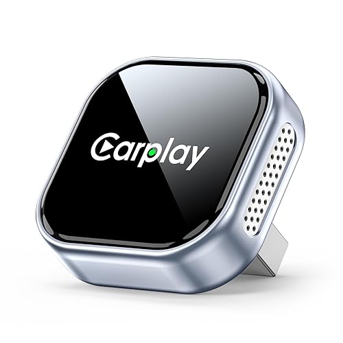 Wireless CarPlay Adapter for iPhone - Converts Wired to Wireless CarPlay, Plug & Play with Stable & Instant Connection, Compact Design with iOS
