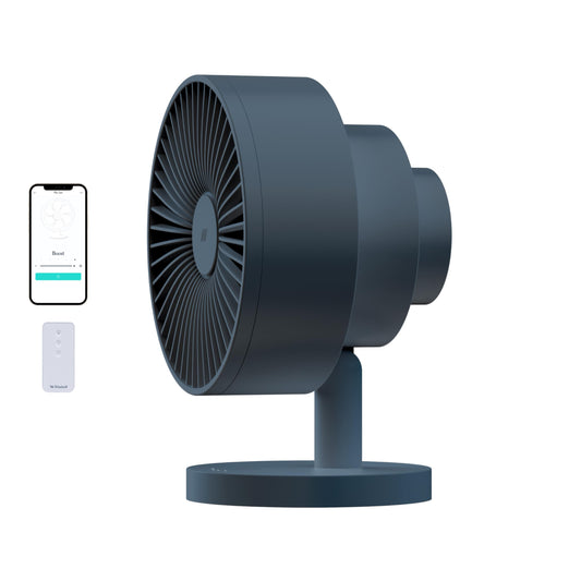 Windmill Smart Fan, Ultra-Quiet 2-in-1 Air Circulator with Remote