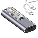 kocomio Magnetic USB C to Magnetic 2 Male to Female Adapter Safe 2 PD 100W Power Fast Charging Converter for 2013-2015 MacBook Pro Air with 100W/5A…