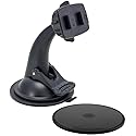 ARKON Mounts Windshield Dashboard Sticky Suction Mount for Cars and Trucks | Designed for Phone and Tablet Holders | Dual-T Holder Compatible | Strong