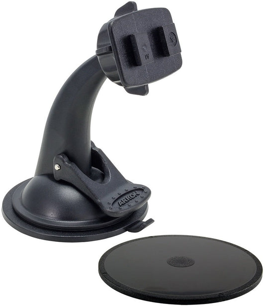 ARKON Mounts Windshield Dashboard Sticky Suction Mount for Cars and Trucks | Designed for Phone and Tablet Holders | Dual-T Holder Compatible | Strong