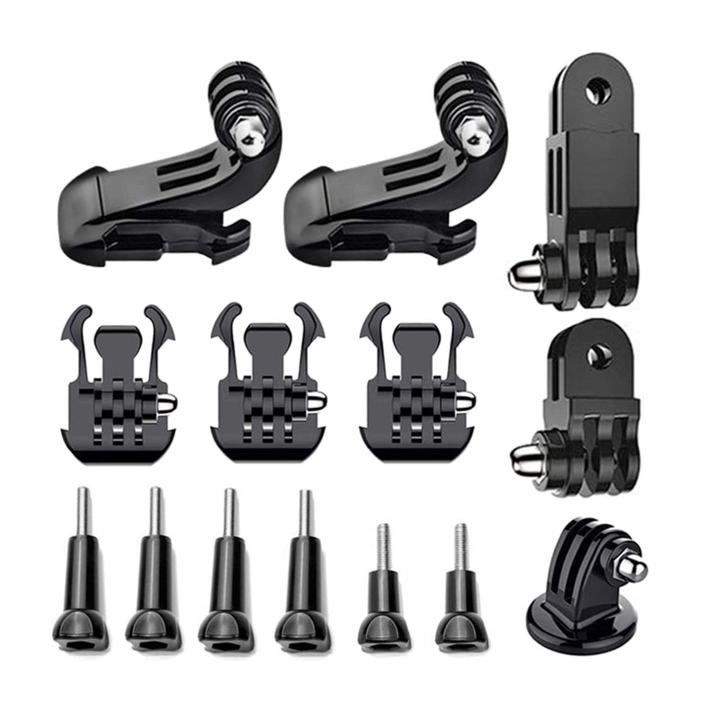 Koah 50-In-1 Action Camera Accessory Kit (Compatible with GoPro) - Suction Cup, Floating Handle, Grip Strap, 360 Rotation Clip, Tether Straps, Wrist