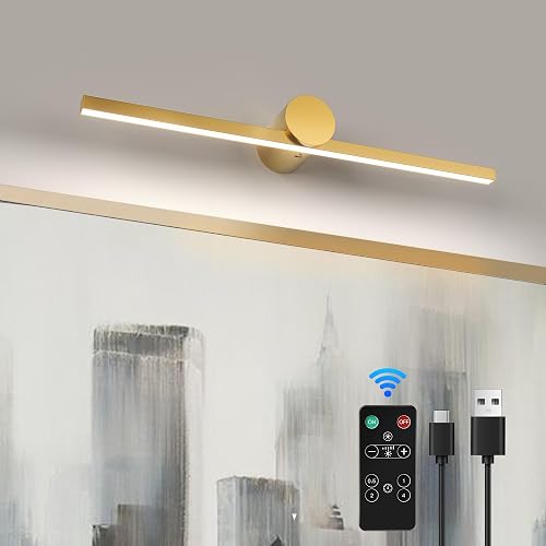 ZitoStory Battery Operated Picture Light for Wall with Remote, Wireless Dimmable Art Lights for Paintings Rechargeable Gallery Light Artwork Lighting