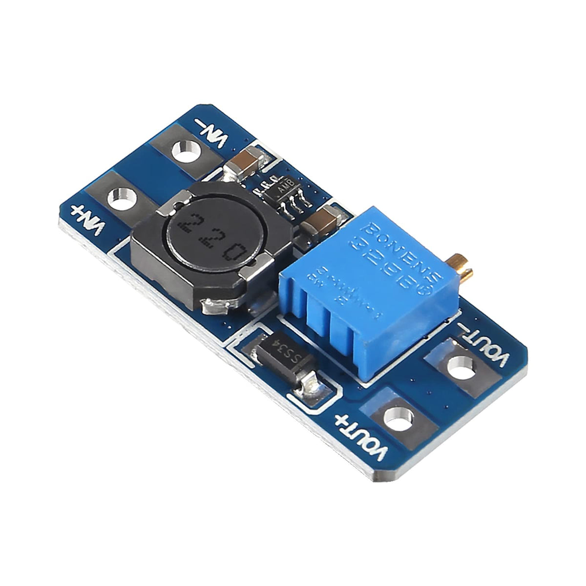 Diitao 20PCS Adjustable Step Up Converter MT3608 DC-DC Step Up Boost Power Converter 2A Modules Step Up Adjustable Voltage Regulator Board Input…