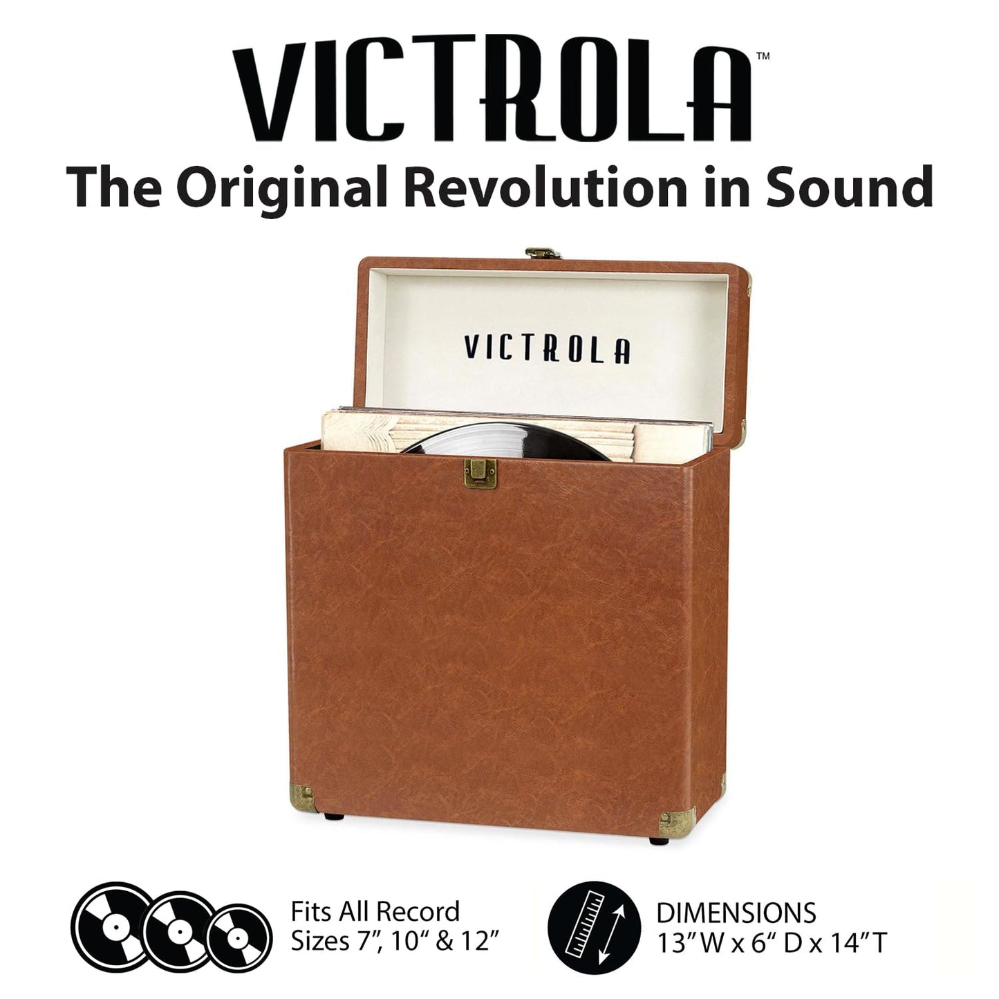 Storage case for Vinyl Turntable Records