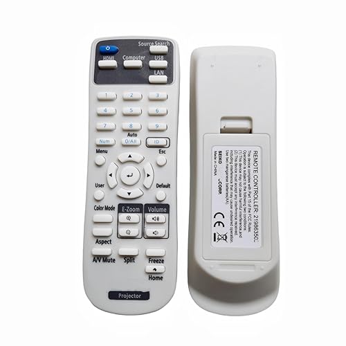 Loakdsa Replacement Remote Control for Epson Projector EB-118 EB-720 EB-725W EB-725Wi EB-735F VS260 EX3280 EX5280 EX9230 PRO EX10000 EX7280 EX9240