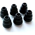 6pcs Eartips Compatible with Beats Flex, Fit Pro, Studio Buds and Studio Buds + True Wireless Earphones -Small Black Triple Flange Replacement Earbuds