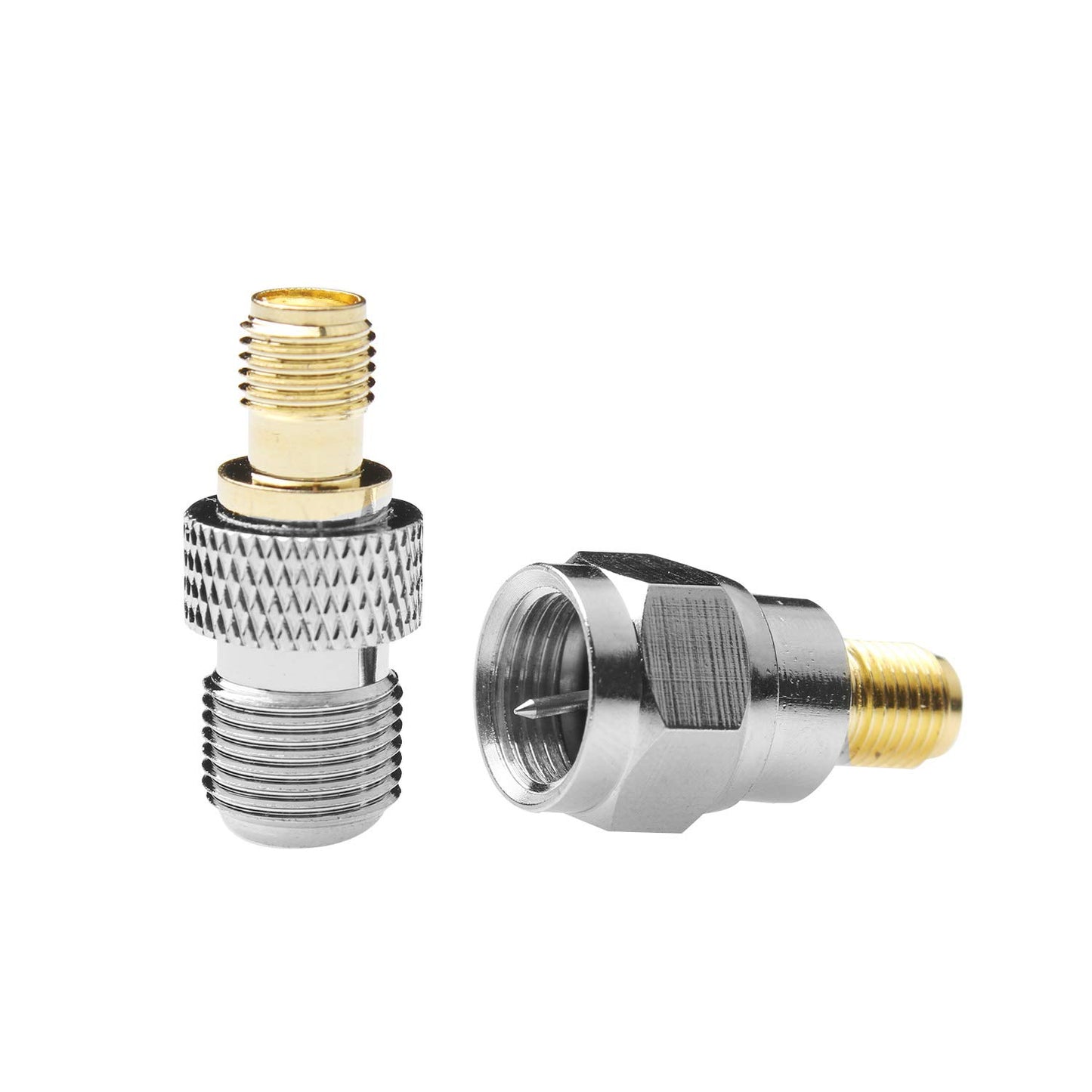 TJMD F-Type to SMA Male Female 3 Sets 9 Pcs RF Coaxial Coax Adapter Connector SMA to F-Type SMA Male to F Female F Female to SMA Female