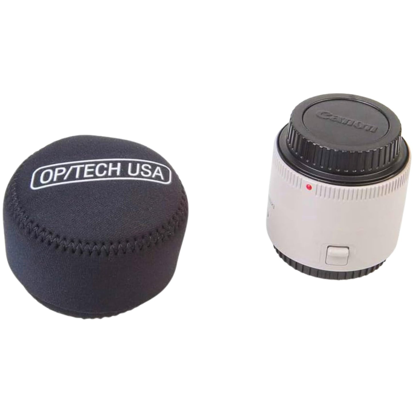 OP/TECH USA Fold-Over Neoprene Lens Pouch - Camera Lens Case for safe Lens Cover storage, Great for Photography & outdoor shoot, Keeps your Lens