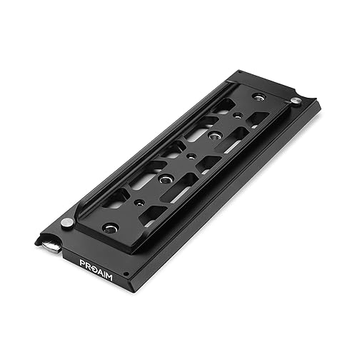 PROAIM 12" Dovetail Tripod Plate V1 Compatible with ARRI Standard Quick-Release Baseplates. Heavy-Duty Support for Professional Camera Setups.