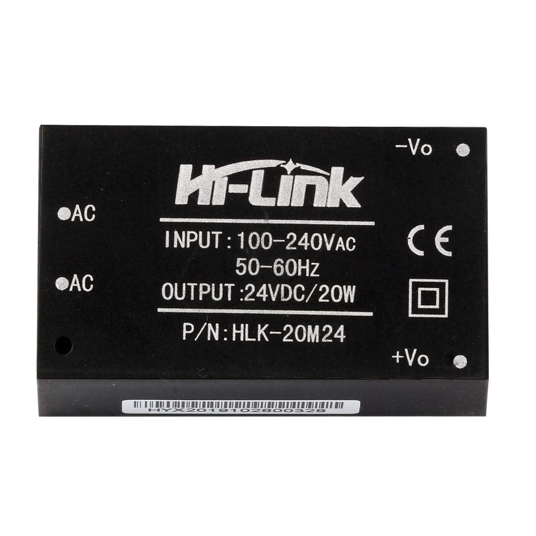 HI-Link HLK-20M24 AC-DC 220V to 24V 20w Step-Down Power Supply Module Intelligent Household Switch Power Supply Module (1 PCS)