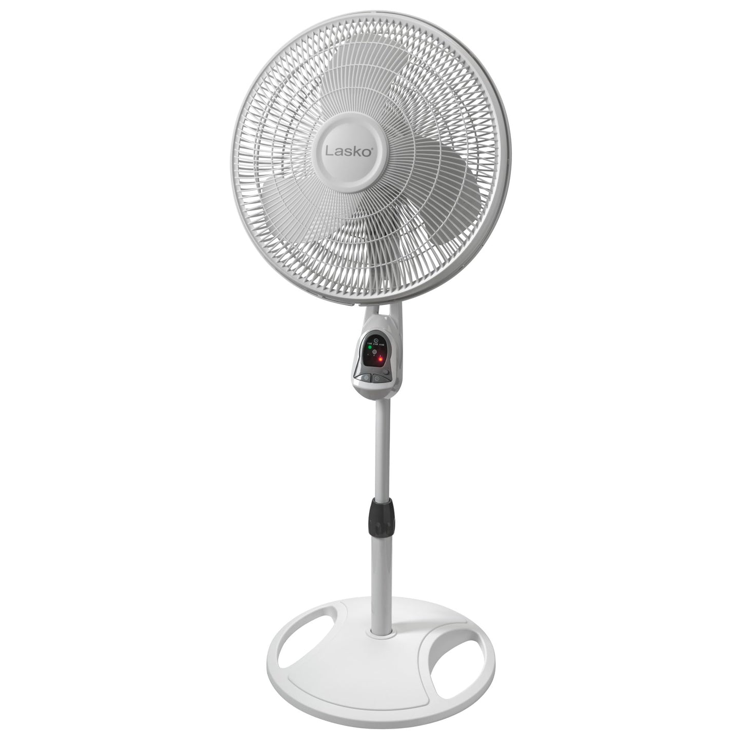 Lasko Oscillating Adjustable Pedestal Stand Fan - 16” - 1646 - White