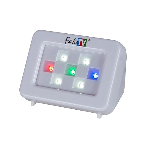 SABRE HS-FTV-7 Home Security TV Light Simulator with Night Sensor - Easy to Use Burglar Deterrent, Similates Real HDTV, Energy Efficient with Always