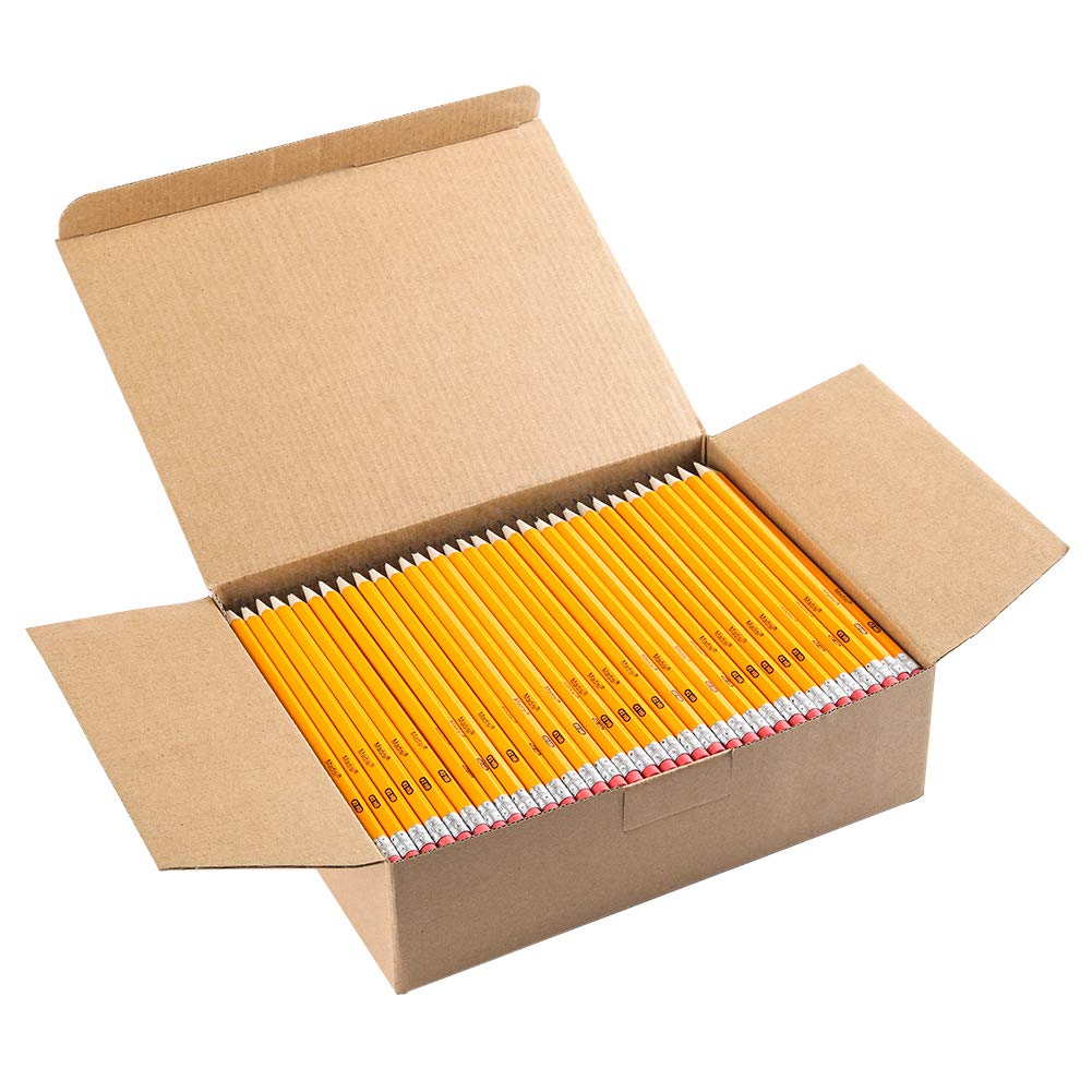 Madisi Wood-Cased #2 HB Pencils Bulk, 320 Count, Pre-sharpened