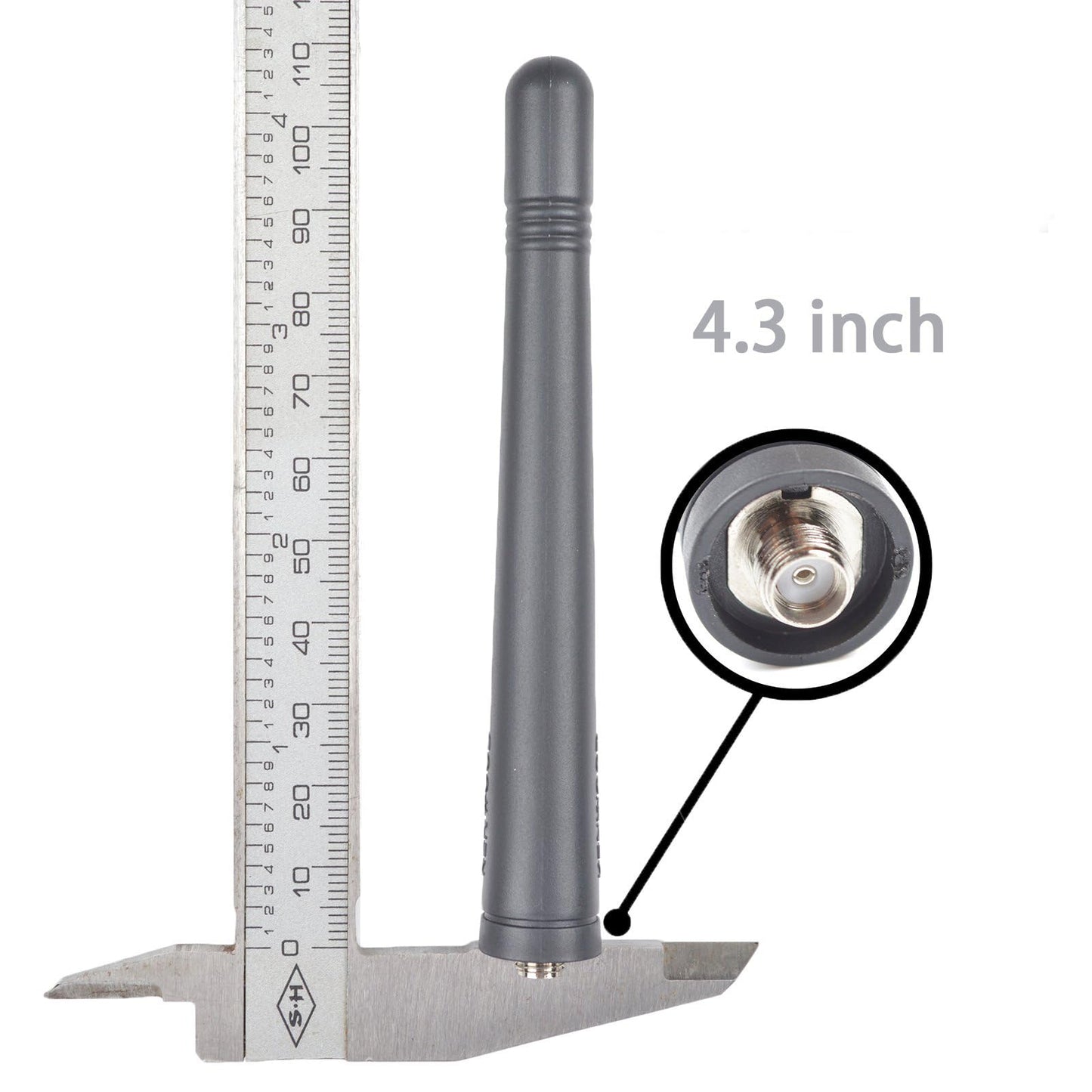 KRA-22 VHF 136-174MHz Helical Antenna for TK2207 TK2300 TK2302 TK272 TK2200 TK2170 TK2180 TK280 TK290 TK2160 TK2100 TK2202 TK5210 Radio ((1 Piece))