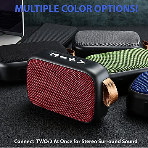 Tek Styz Bluetooth Portable Wireless Speaker Compatible with Samsung Galaxy S20 FE Fast Pairing, Soft Stylish Fabric Design for 6Hours+
