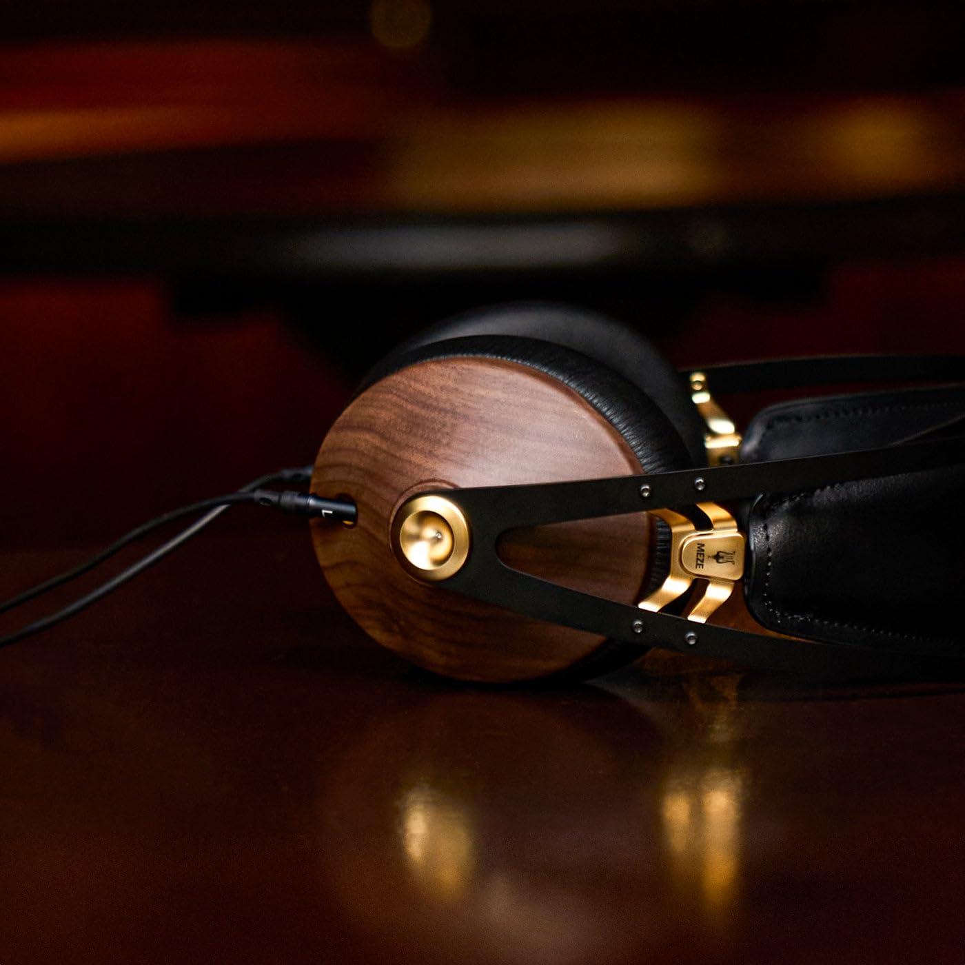 MEZE AUDIO | 99 Classics Walnut Gold | Wooden Closed-Back Headphones for Audiophiles | Gaming | Podcasts | Home Office | Wired Over-Ear Headphones…