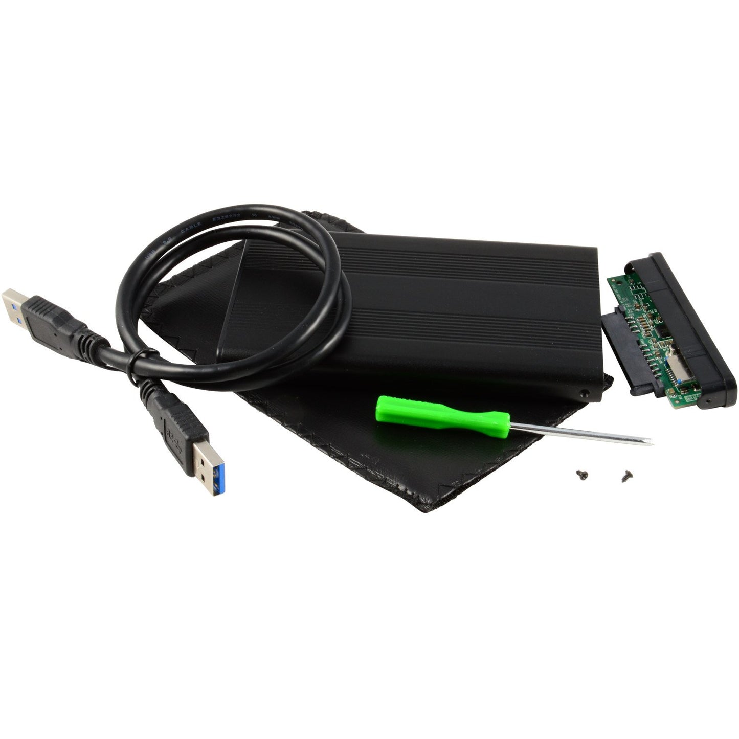 JacobsParts E25-C USB 3.0 2.5 Inch SATA Hard Drive External Enclosure