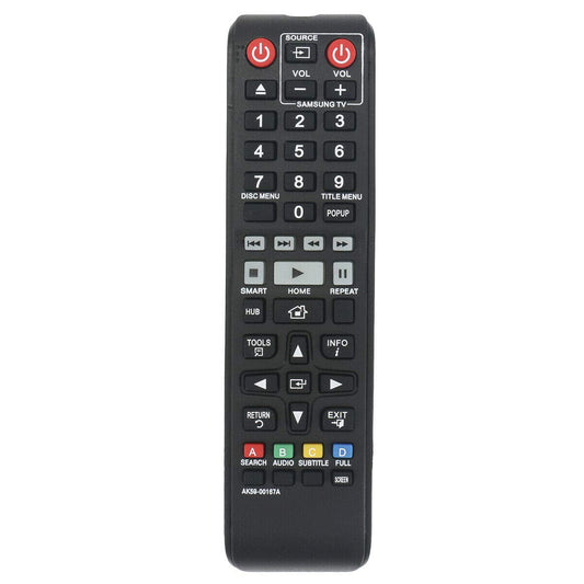 New AK59-00167A Replace Remote for Samsung Blu-ray BD-J6300 BD-JM63 BD-JM63C