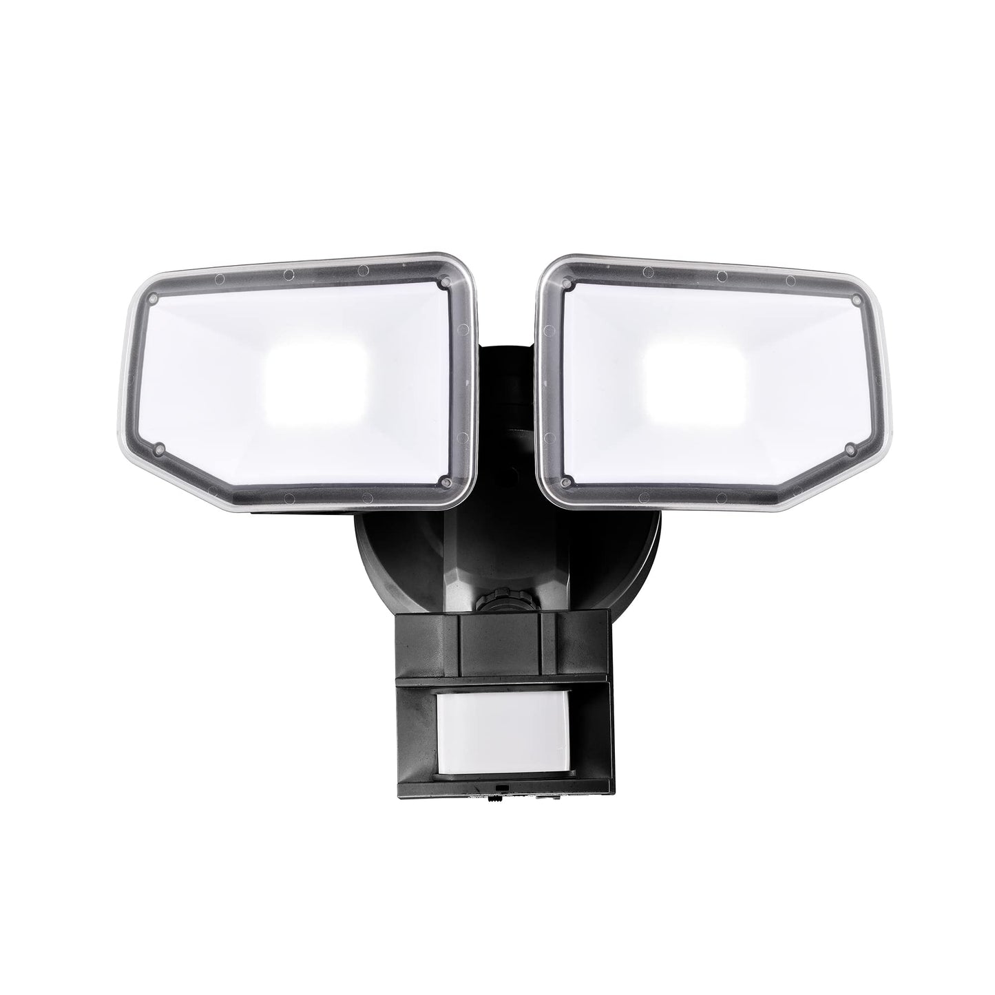 AWSENS 40W LED Security Lights Motion Sensor Light Outdoor, 180 Degree, 4000 LM Motion Security Light, 5000 K, ETL Water Resistant, Clear 2 Head