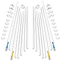 250in Cord Hider, One-Line Cable Hider, Yecaye Small Cord Covers for Wires on Wall System, Cable Raceway Kit for Max 2 Cords, Wire Hiders for Tv on