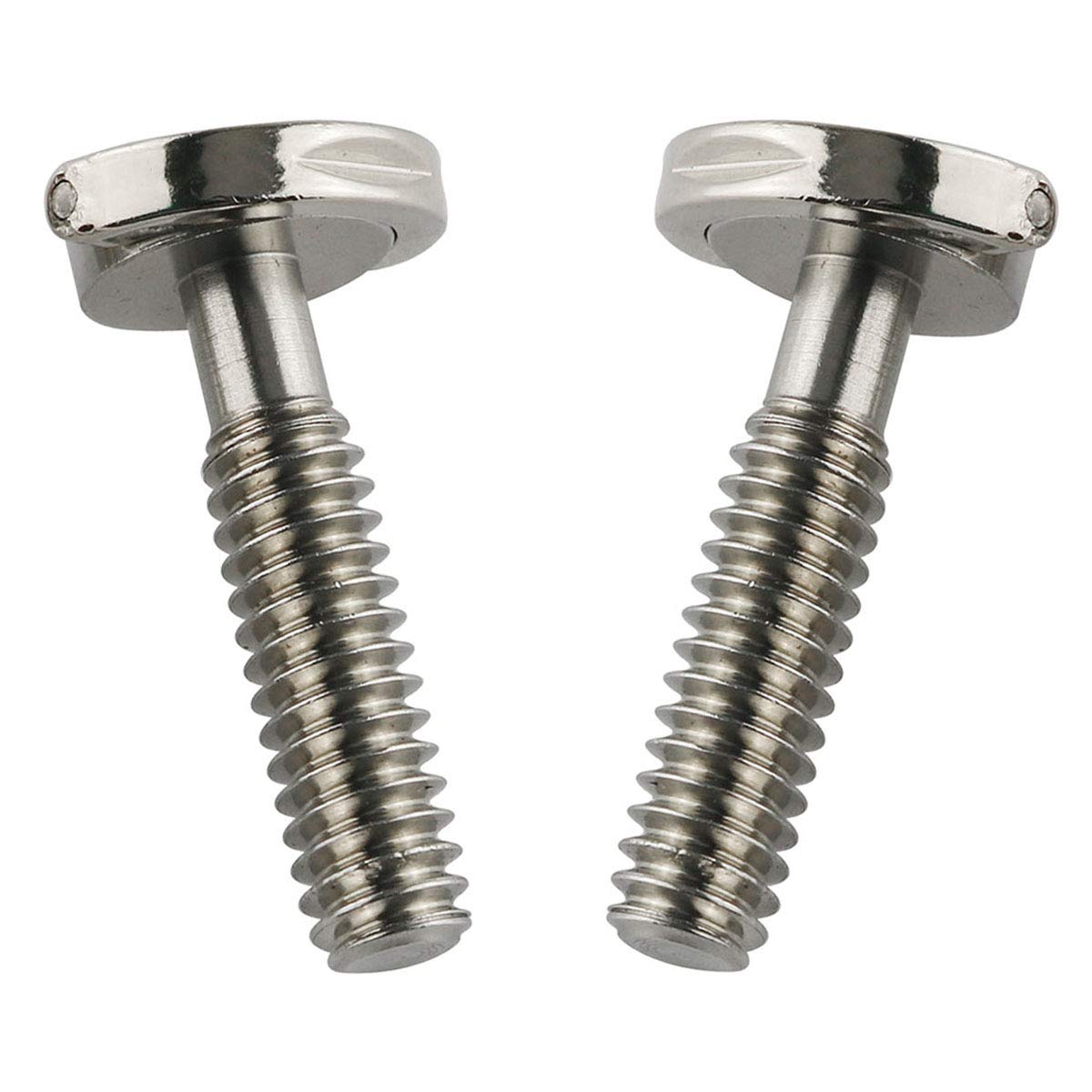 E-outstanding D Ring Hinged Screw 2PCS 1/4-20 Thread D-Ring Stainless Steel Camera Fixing Screws for Camera Tripod Monopod QR Plate 26mm Length