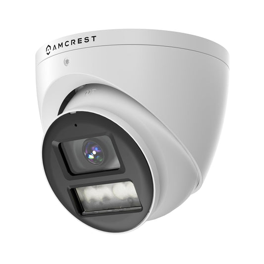 Amcrest Analog 5MP NightColor Outdoor Security Camera, Turret 5MP @ 25fps, CCTV-Coax-BNC, 131ft Full Color Night Vision, Mic, 132° FOV (Not an IP