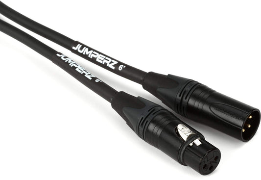 JUMPERZ JZGM Zipline Gold Microphone Cable - 6 Foot