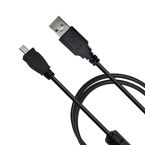 Qumrya UC-E6 USB Data Transfer Cable for Nikon COOLPIX S3000 S3100 S3200 Cameras, 5ft/60in High-Speed Sync Cord, Plug & Play